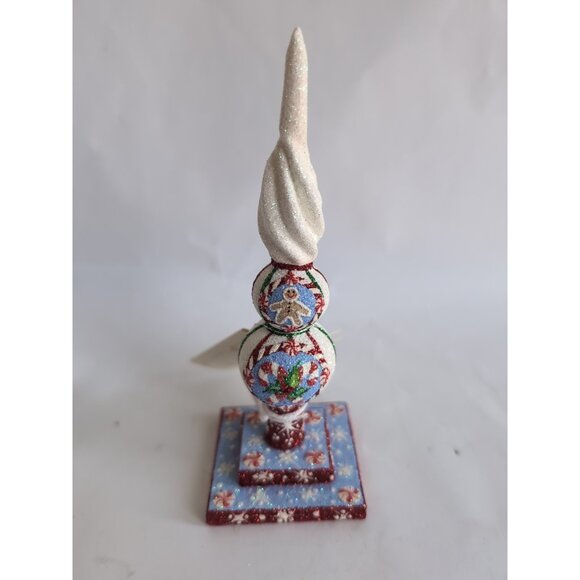 Patricia Breen Ultra Miniature Finial Noel 2-part w/base 4.75
